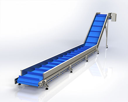 Transportador cuello de cisne