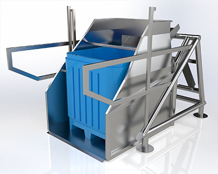 Volteador de Bins - Volteador industrial